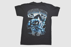 Marvel Mens Spider-Man (Front) Venom (Back) Charcoal Heather Shirt New S, M, L