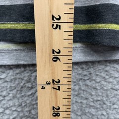 The North Face Shirt Mens Medium Gray Pocket Tee Black Yellow Stripes Pittsburgh