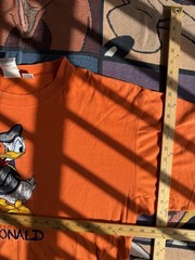 Vintage Disney Donald Duck Orange T Shirt Size 2XL