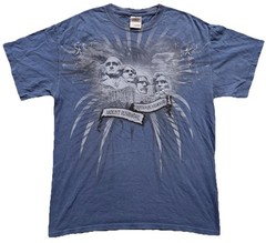 Gildan Mount Rushmore National Memorial T-Shirt Adult Size M 100% Cotton