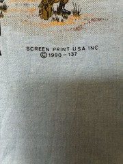 Vintage 1990 Army ROTC Camp All American Fort Bragg Single Stitch T-Shirt