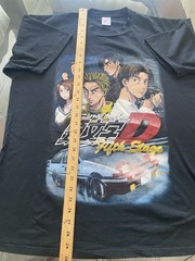 Vintage Initial D Anime Shirt Size XL jerzees Tag Long Sleeve 90s Rare bootleg