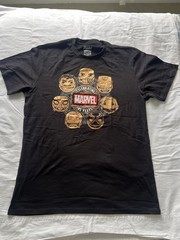 Set Of 3 Funko Pop T-shirts Size Large-X Men, Marvel, Captain America