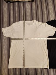 😎2-Pack Premium True Classic Quality Crew Neck POCKET T-Shirts Black White XXL