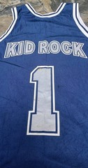 Vintage KID ROCK basketball jersey, size XL, from Top Dog Records #1 Slam Sport