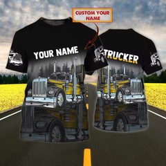 Truck Shirt Trucker Highway Custom Name Big Truck – AU Stock