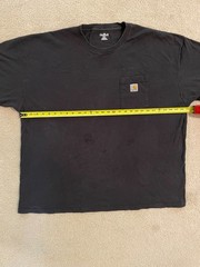 Vintage Y2K Carhartt Pocket Shirt Men 3XL Workwear Utility Distressed K87 Black