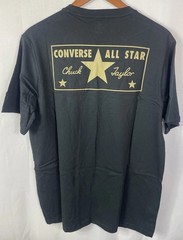 Converse Men’s Lot of 3 Logo Crew Tees in Black, White & Blue Pick Your Size NWT