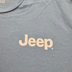 Jeep Tshirt Mens XL Blue Short Sleeve Gladiator Labrador Dog Graphic Outdoor