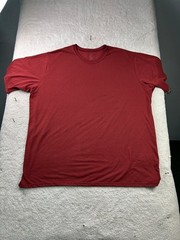 B.O.C Men’s T-Shirt Red 3XL 100% Polyester Machine Washable