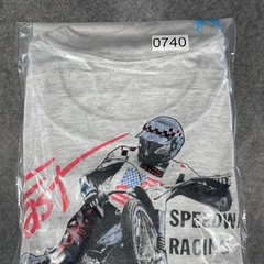 Vtg Fast Fridays Speedway Motorcycle Racing T-Shirt Mens XL Gray Made In USA