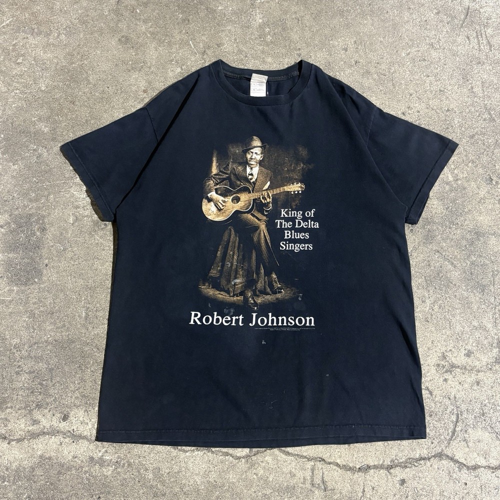 Vintage Robert Johnson King Of Delta Blues Singers T-Shirt Size XL