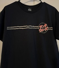 Santa Cruz X Godzilla Destroyer Skateboard T Shirt Large – Black