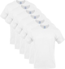 Multipack Men’s Crew Neck T-Shirts 100% Cotton Soft Breathable Tagless Durable