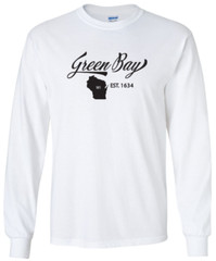 Green Bay Wisconsin State T-Shirt Long Sleeve Graphic Tees Unisex apparel