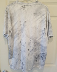 Habit Realtree Fishing Men Large S/S T Shirt 40+ Solar Factor Stretch Gray Camo