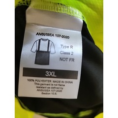 High Visibility Safety Shirt 3XL Hi-Vis Reflective Workwear Towing Class 2 ANSI