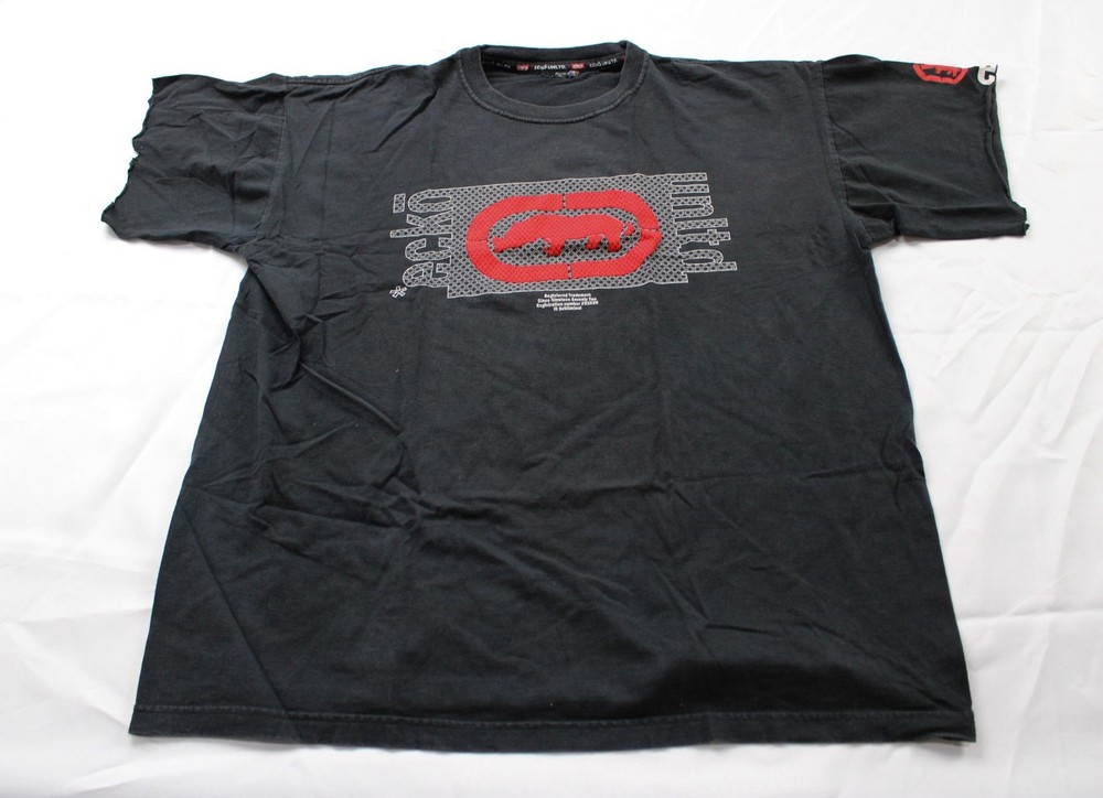 Ecko Unltd. Men’s Chain Link Fence Logo T-Shirt JL3 Black See Description