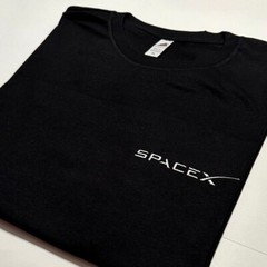 SpaceX Embroidered Shirt NASA Elon Musk Tesla Space X Embroidery StarShip BFR
