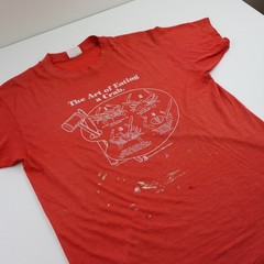 Vtg 80s Hanes “The Art of Eating a Crab” Fat Crab T-Shirt Mens XL Single Stitch