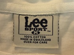 Lee Sport MLB Cardinals Colorblock Crewneck Tee Men’s M Cotton Logo White