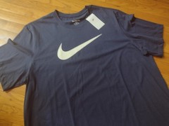 NWT, Nike Sportswear Men’s Swoosh 100% Cotton T-Shirt, Size 2XLT # DC5094-410
