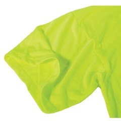 Men’s Safety Green Moisture Wicking Short Sleeve T-Shirt With Chest Pocket