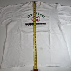 Vintage Tanqueray Imported English Gin T Shirt White XL Jerzees 90s Y2K