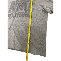Nike Football T-Shirt Mens Large Gray Excellent Athletic Cut Graphic Tee