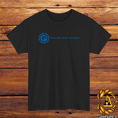 Polar Air Cargo Airlines Logo T-Shirt Black/Grey/White/Navy/Red/Light Blue S-5XL
