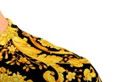 Versace Men’s Barocco Print Crewneck Organic Cotton T-Shirt US 3XL IT 58