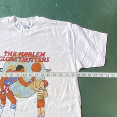 Vintage 80s Harlem Globetrotters T Shirt 1983 Tour USA Basketball Single Stitch