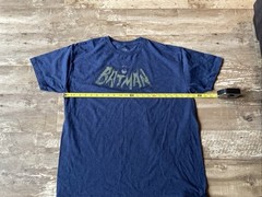 VTG BATMAN Logo Blue T Shirt Men’s XL