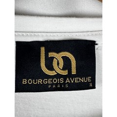 Bourgeois Avenue Paris Mens XL T-Shirt Boxing Novelty Beaded Streetwear Hip Hop