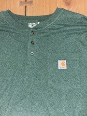 Carhartt Men’s XXL Clothing Lot 2 Hoodies & Henley Shirt Workwear Bundle