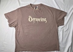 The Offspring – Light Brown Shirt Featuring Images Of First 10 LP Releases – Med