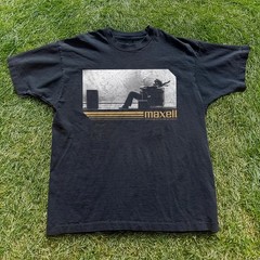 HOT! Maxells Heavy Cotton Black Unisex T-shirt Size S-5XL