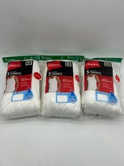 Hanes Men’s X-Large Tagless Tank Tops – 9 Pack (3x 3-Pack) Factory Imperfect