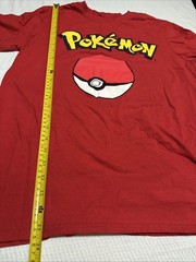 Pokémon Size Medium Red Cotton T-shirt