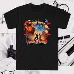 Flash Gordon Movie TV Series Men’s Black T-Shirt Size S to 5XL