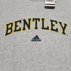 Adidas Bentley University T-Shirt 2Xl Cotton Blend Short Sleeve Gray Adult 165