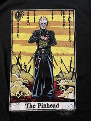 Hellraiser: Inferno The Pinhead Tarot Card T-Shirt Men’s Small S