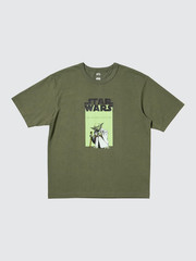 UNIQLO UT STAR WARS Yoda T-Shirts 487466 DARK GREEN Japan NEW 2026