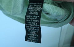 Raw Yarn Supersoft Men’s Henley Shirt Size 3XL sage green Polyester Machine Wash