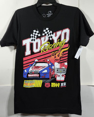 Hello Kitty by Sanrio Tokyo Racing Graphic Men’s S Black Cotton T-Shirt NEW