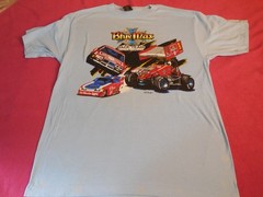 DK3 Vintage 70s Drag Racing BLUE MAX Racing Team Dallas TX event shirt XL IHRA
