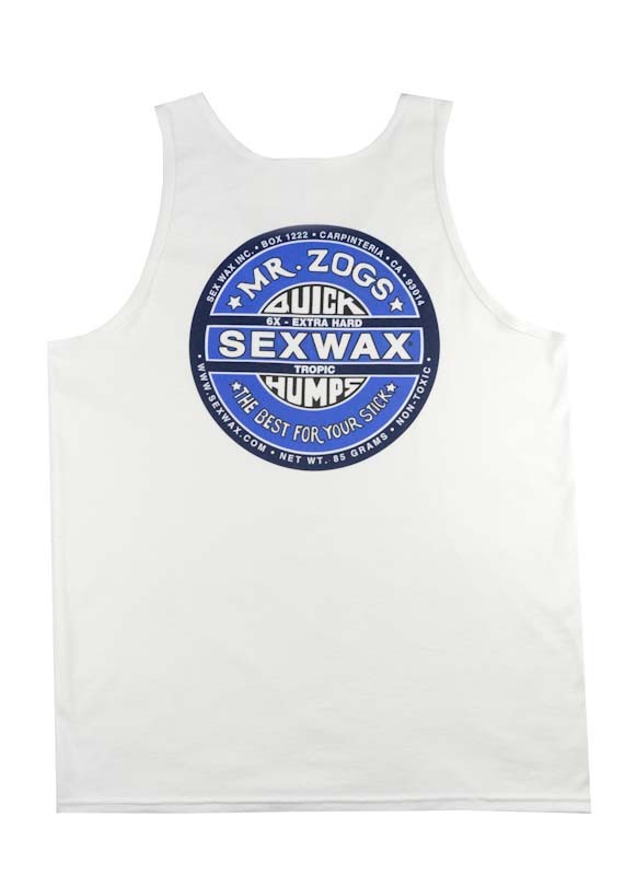 Sex Wax Quick Humps Tank – Men’s – Medium / White