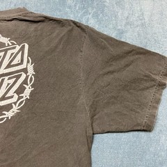 Santa Cruz Scrawl Brick Dot T Shirt Unisex M Gray Cotton Crew Neck Graphic Print