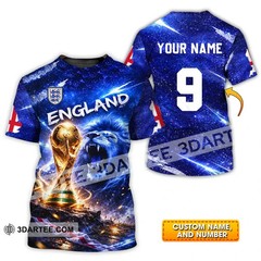 Unisex Shirt – Custom England World Cup 2026 3D Shirt reprint VK13746