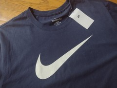 NWT, Nike Sportswear Men’s Swoosh 100% Cotton T-Shirt, Size 2XLT # DC5094-410